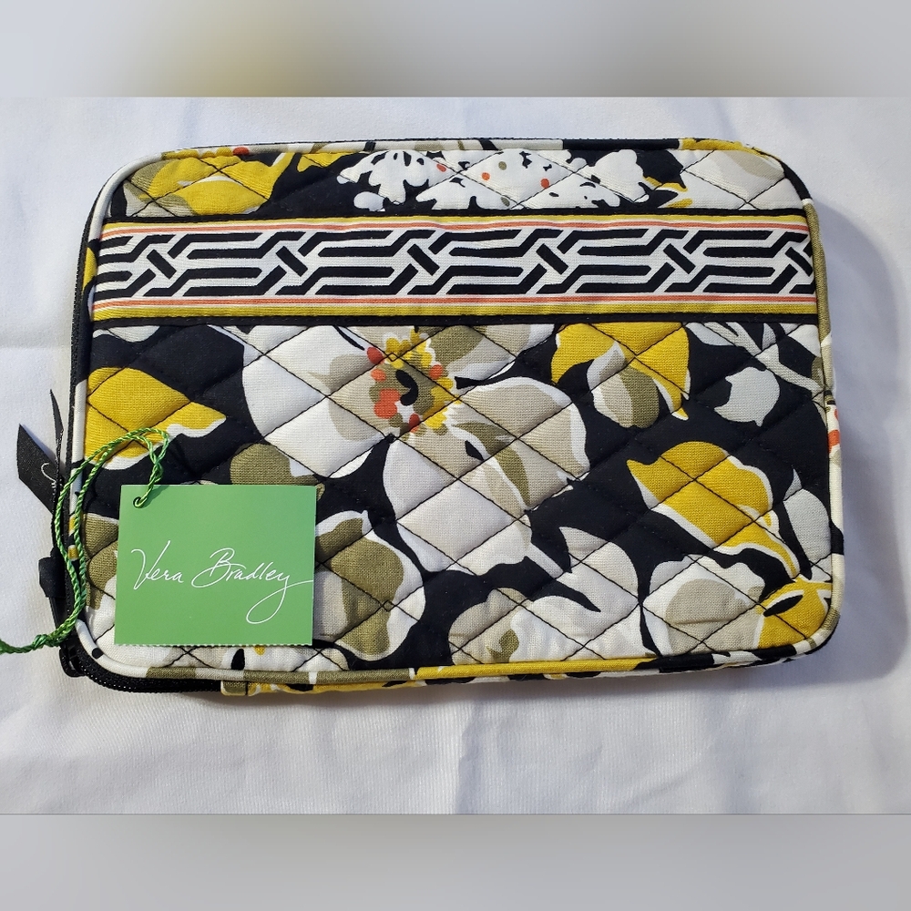 Vera Bradley Geometric Black and White Cosmetic Case